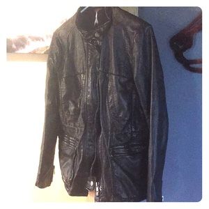 Free People faux leather jacket